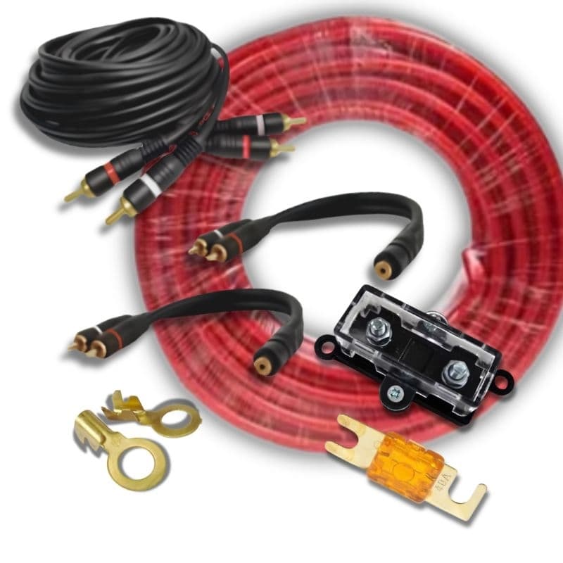 Kit Instalação 1600rms Som Automotivo cabo de bateria para módulos Taramps Stetsom