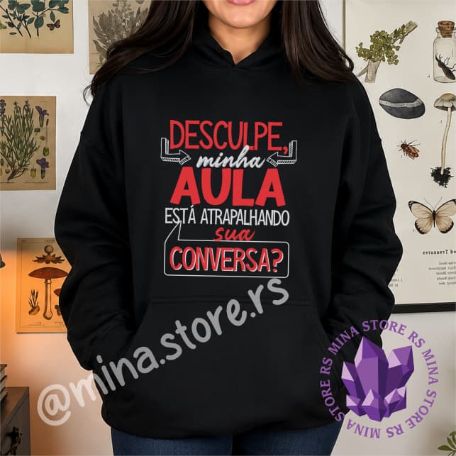 Moletom Canguru Professor Humor Algodão Unissex Adulto