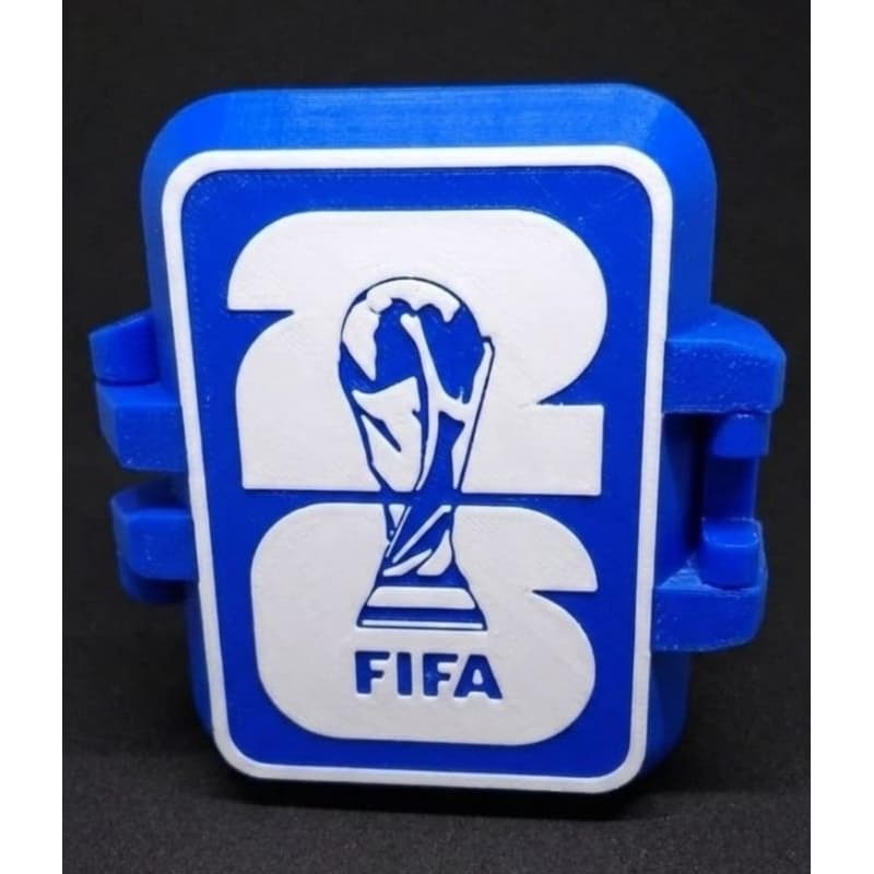 Caixa porta figurinhas da copa cabe aprox 230 figurinhas / cores da foto do anúncio