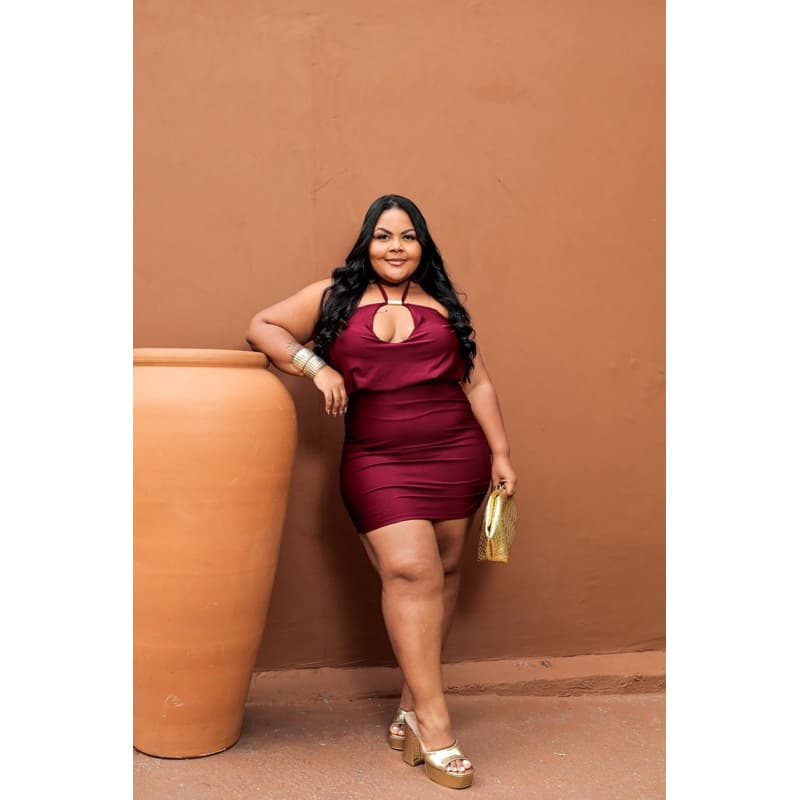 Vestido Anahí - MIDSIZE veste do 44 ao 52 podendo vestir mais