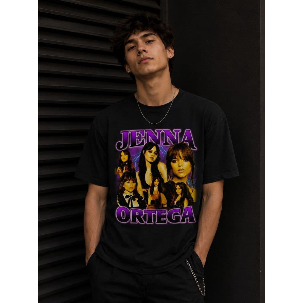 Camiseta Jenna ortega exclusiva 100%algodão