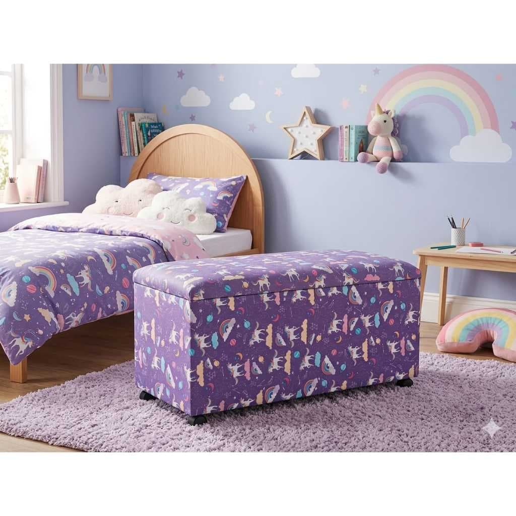 Baú Organizador Brinquedo Quarto Infantil 90cm