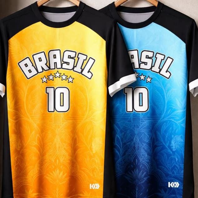 Camiseta Brasil esportiva Masculina Feminina Infantil Academia Treino Futebol Torcida 2026 copa 10