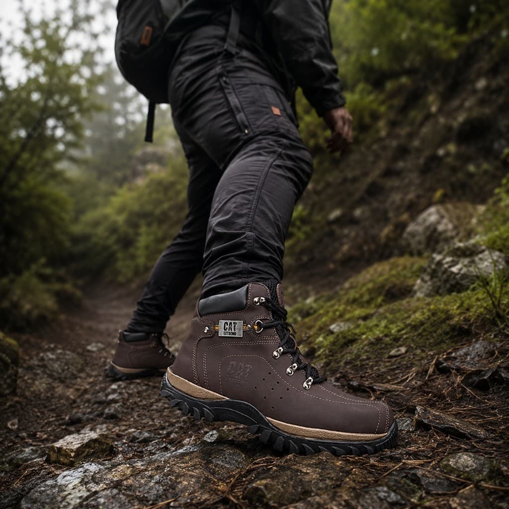 Bota Coturno Masculino Confiavel Leve Macia Confortavel Elegante Resistente Duravel Solado Emborrachado Anti derrapante