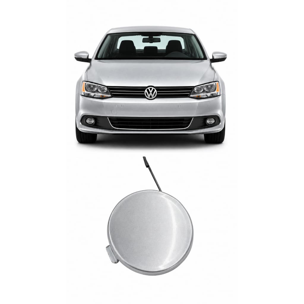 Tampa Reboque Jetta Parachoque Dianteiro Prata Reflex 2011-2014