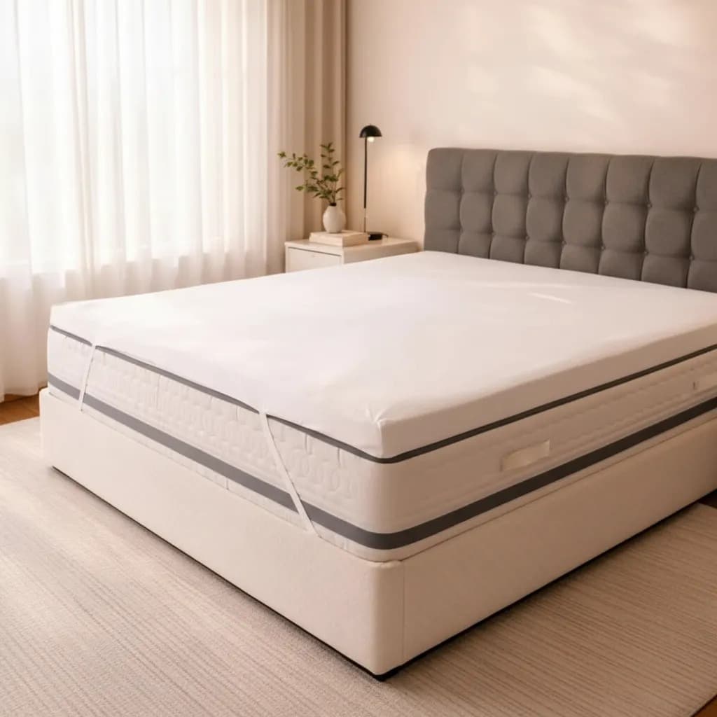 Pillow Top Espuma D23 400 Fios Hiper Soft Solteirão Premium Protetor Colchão Resistente Branco
