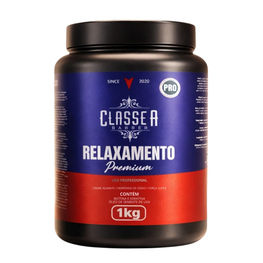 Creme Alisante Relaxamento Premium Classe A 1Kg Profissional