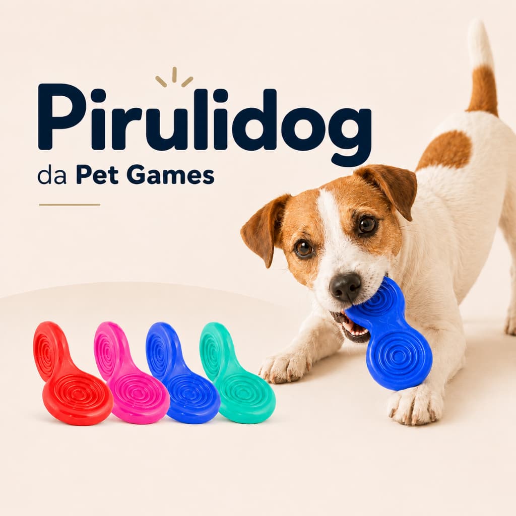 Brinquedo Recheável Pirulidog  Interativo para Cães - Pet Games