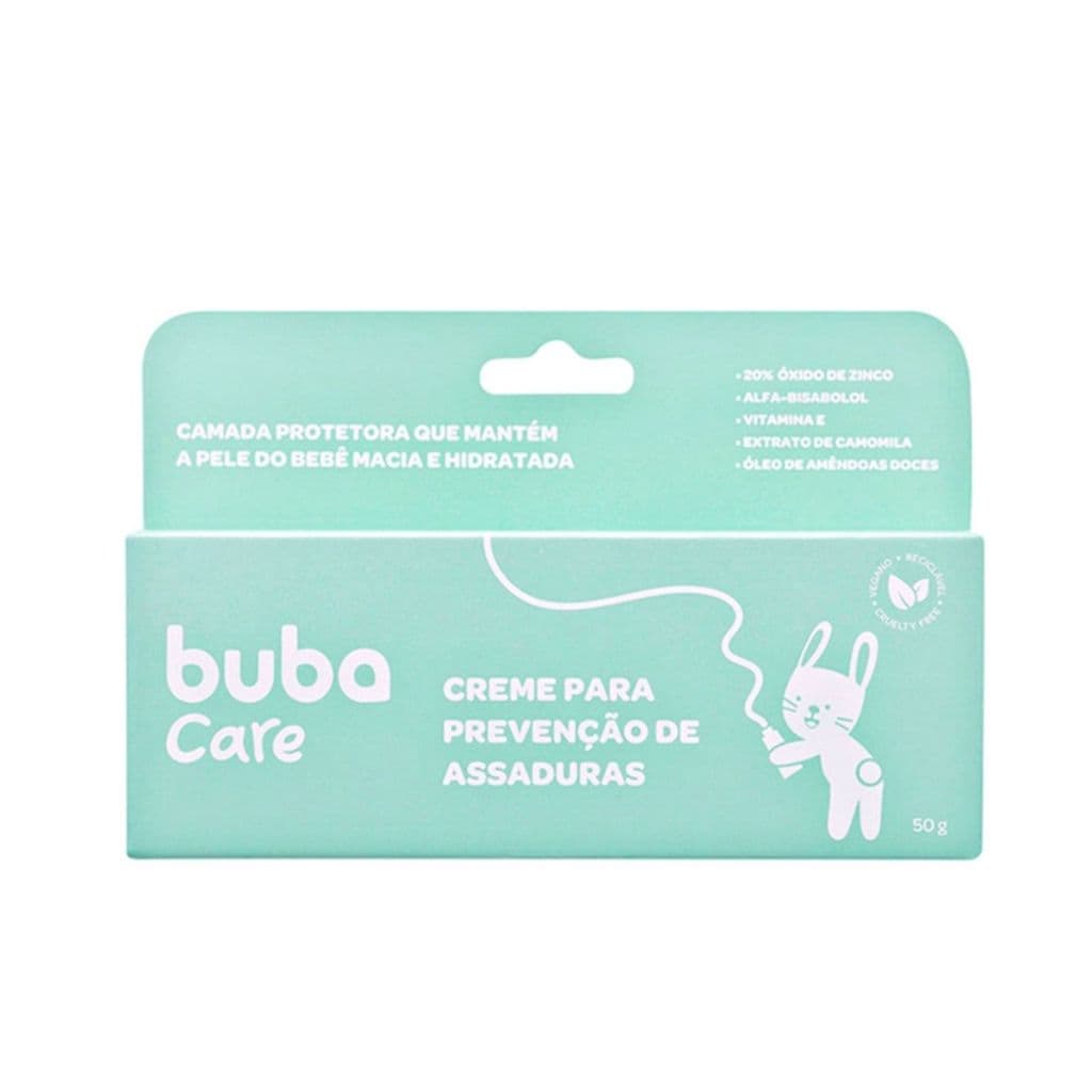 Creme Para Assaduras Hipoalergenico Para Bebês Buba Care 100g Testado Dermatologicamente