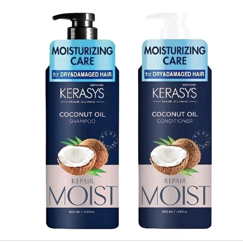 Kerasys - Coconut Oil - Shampoo 400ml e Condicionador 400ml