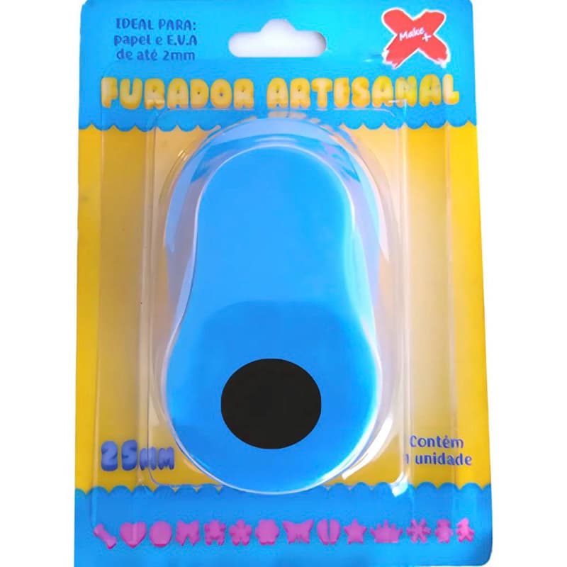 Furador de Papel Circulo 25mm (2,5cm) Para EVA Scrapbook Artesanato