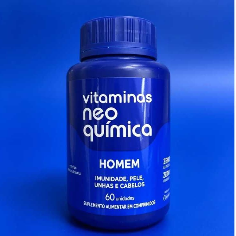 VITAMINAS NEOQUIMICA HOMEM 60 CAPSULAS SUPLEMENTO ALIMENTAR