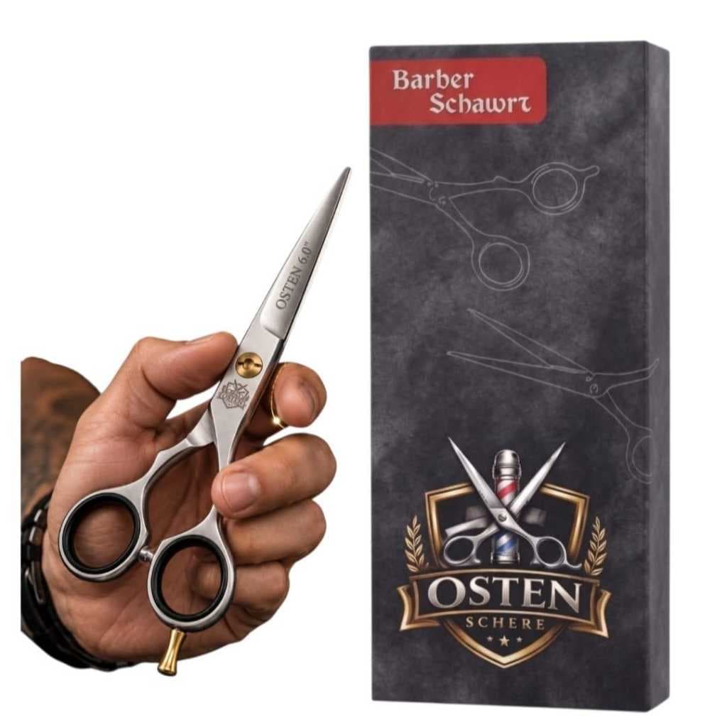 Tesoura P/ Cabelo Fio navalha  Profissional '6.0 Linha Gold barbeiro cabeleleiro