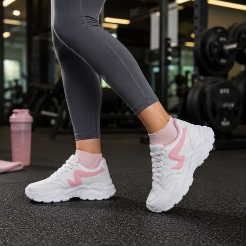 Tênis Feminino Casual Fofinho Confortável Para Dia a Dia