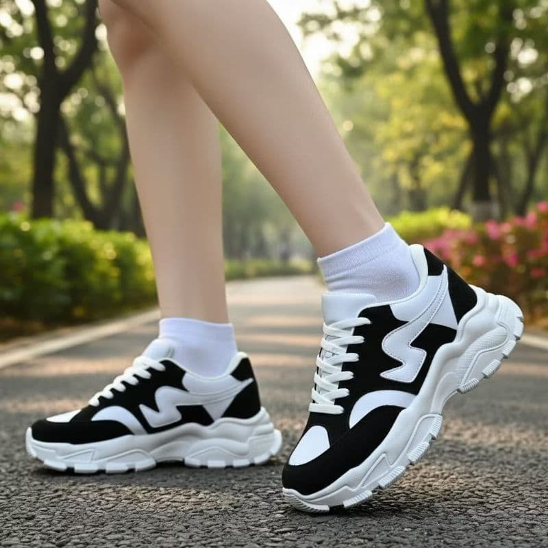 Tênis Feminino Casual Fofinho Chunky Moderno Premium