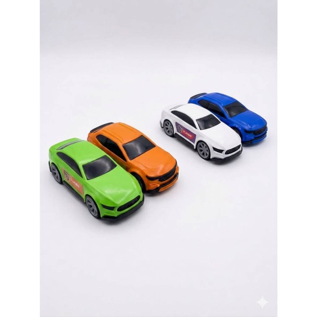 2 Carrinhos de Brinquedo BS Toys Infantil Veículo Duo Cars Esportivos Pista - 607