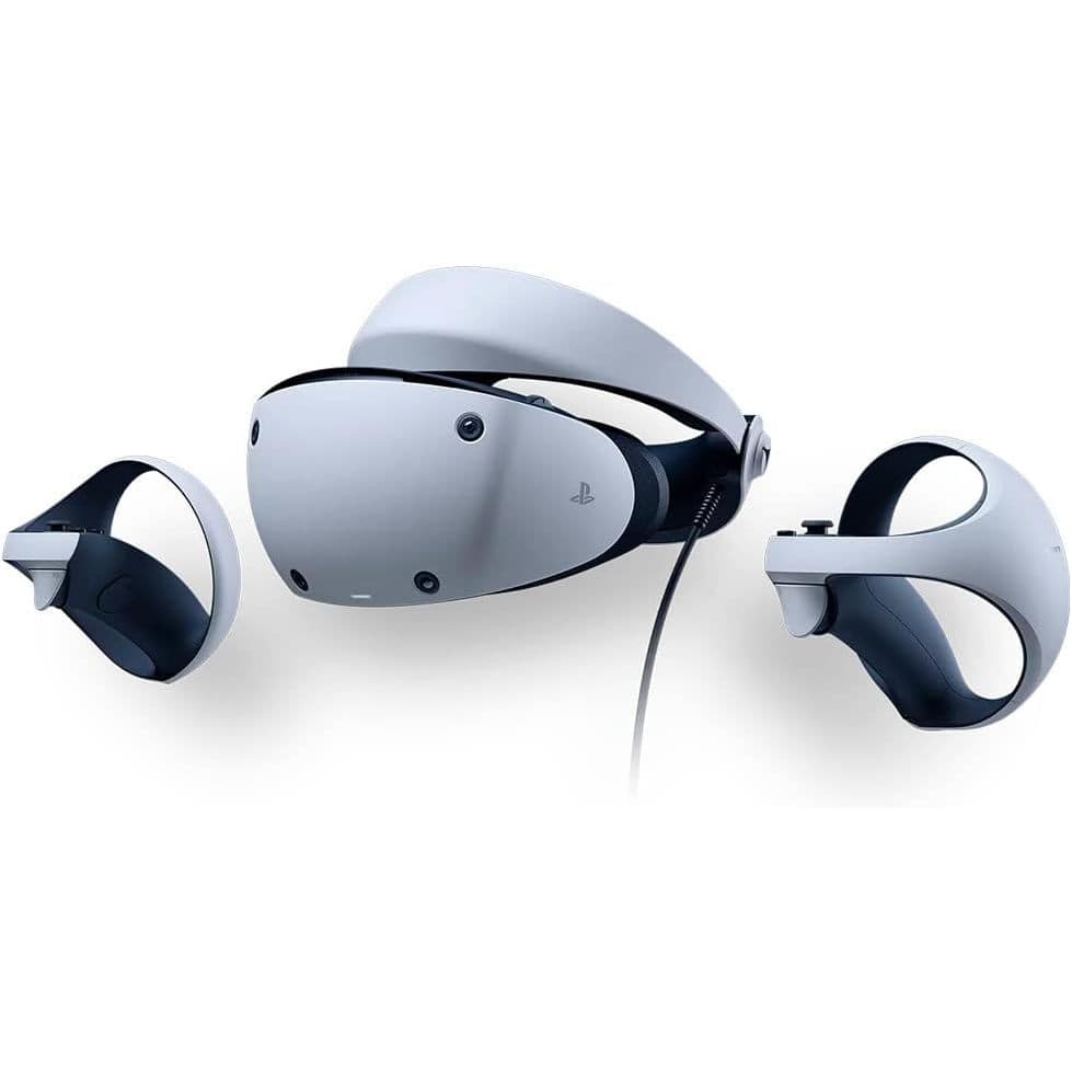 PlayStation VR2, Óculos de Realidade Virtual VR Para PS5 Oled 4k CFI-ZVR1 Branco e Preto
