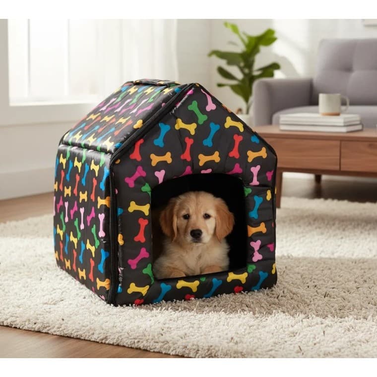 Cama Caminha Pet Cachorro Gato Casinha Mágica Pet Luxo Iglu Pet Tamanho Grande