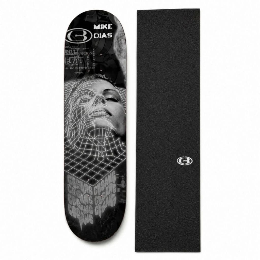 Shape Para Skate Maple CBGANG Mike Frequência 8.25 + Lixa Emborrachada CBGANG