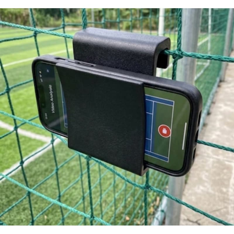 Porta Celular para Rede Tênis, Beach Tennis - Suporte Universal para gravar Jogos e prender na rede