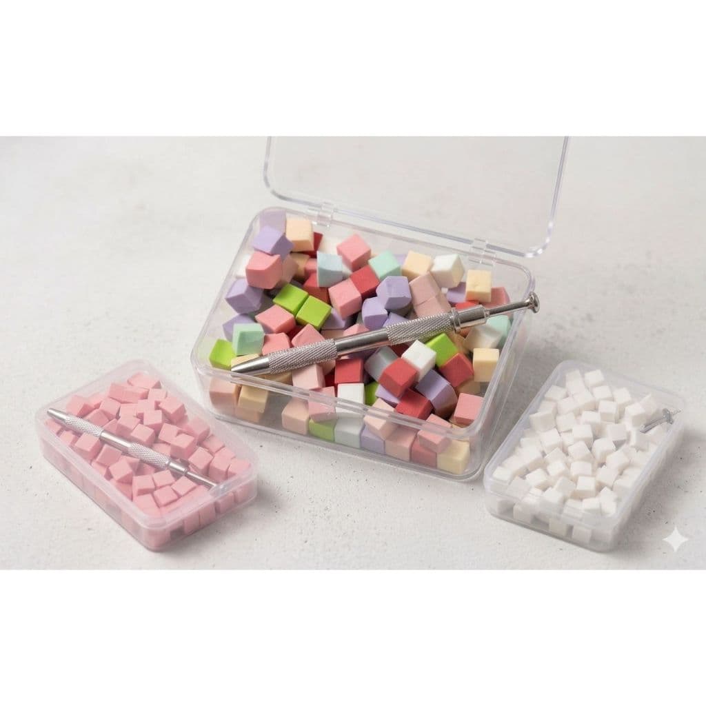 Esponja Para Esfumar Unha Mini Cubo 100un