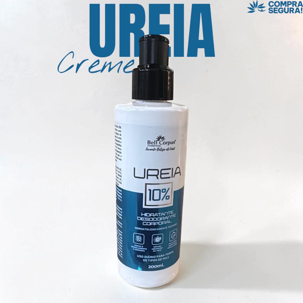 Creme de Ureia Hidratante Corporal 200ml Bellcorpus Cosméticos