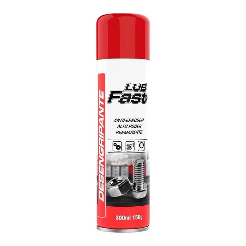 Desengripante Antiferrugem Lubrificante Uso Geral 300ml/150gr - LubFast