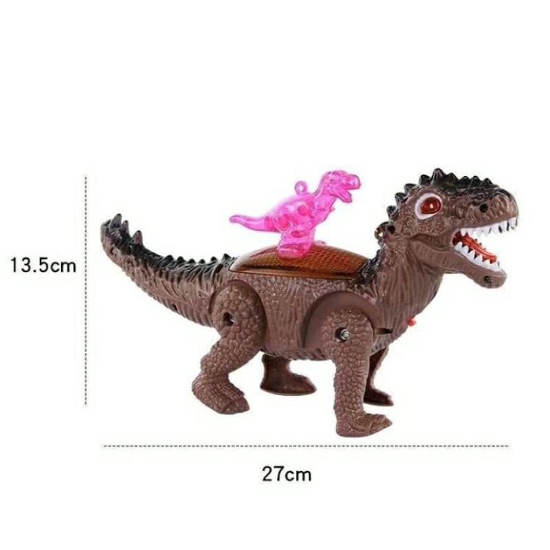 Dinossauro Robô De Brinquedo Com Luzes Led Movimento E Som