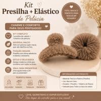 Kit Presilha + Elástico de Pelúcia