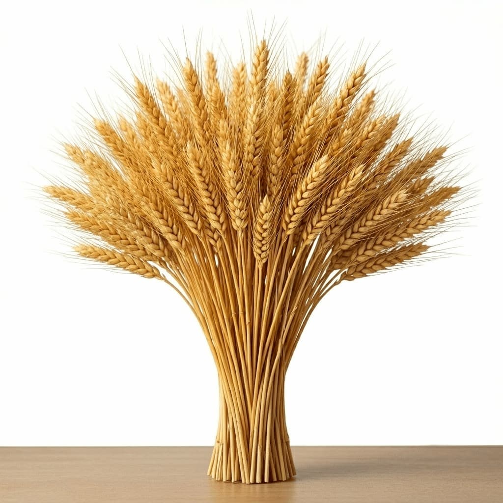 Trigo Seco 200 Hastes Para Decoração - Arranjos, Flores Desidratadas e Vaso Decorativo