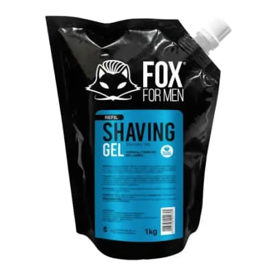 Refil Shaving Gel Fox Reposição Econômica Barbearia Alto Rendimento Profissional