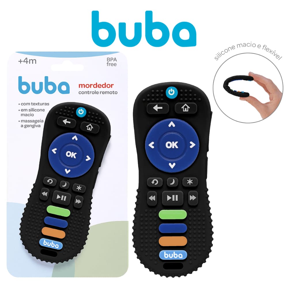 Mordedor Controle Remoto Buba Silicone