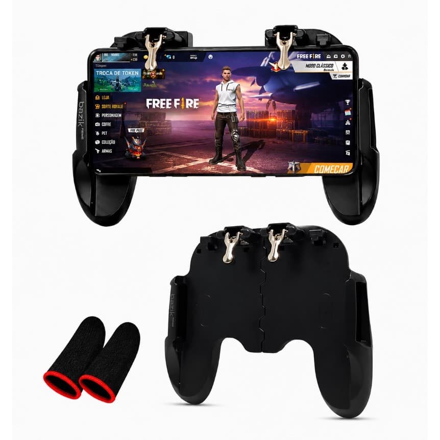 Gamepad Joystick Controle Gamepad R1 L1 Free Fire Pugb - Envio Imediato