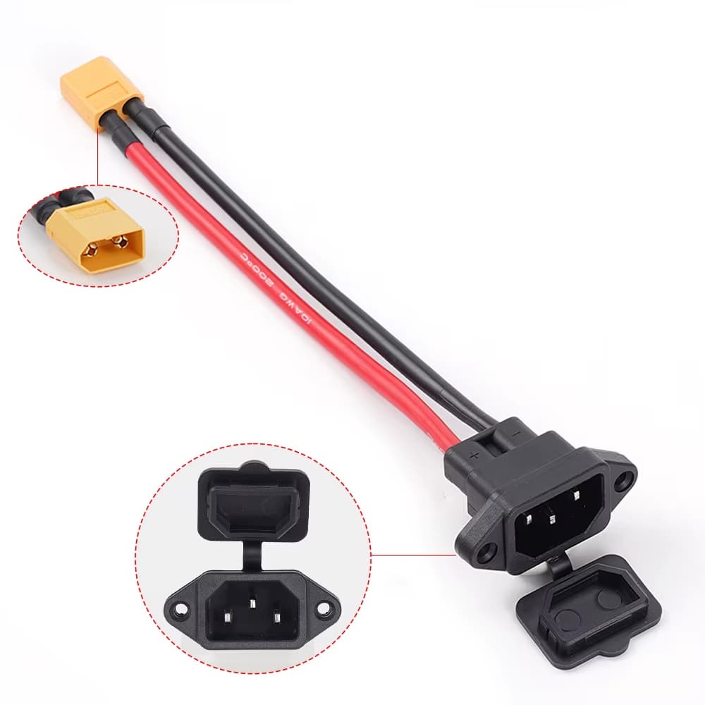 Plug Conector Xt90 Para Scooter Elétrica 3000w 2000W 1500W