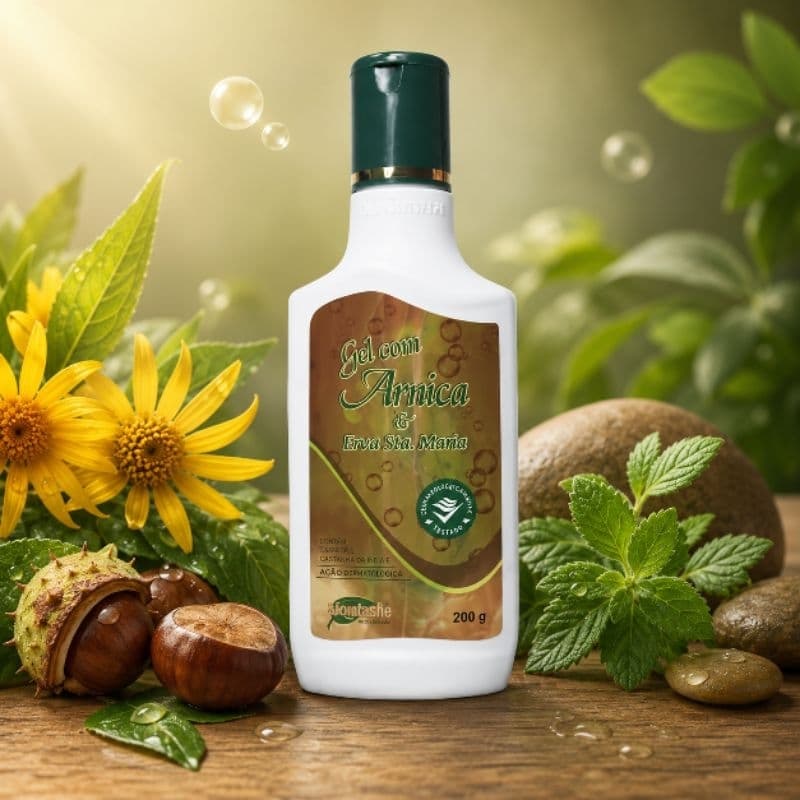 Gel com Arnica e Erva de Santa Maria 200ml