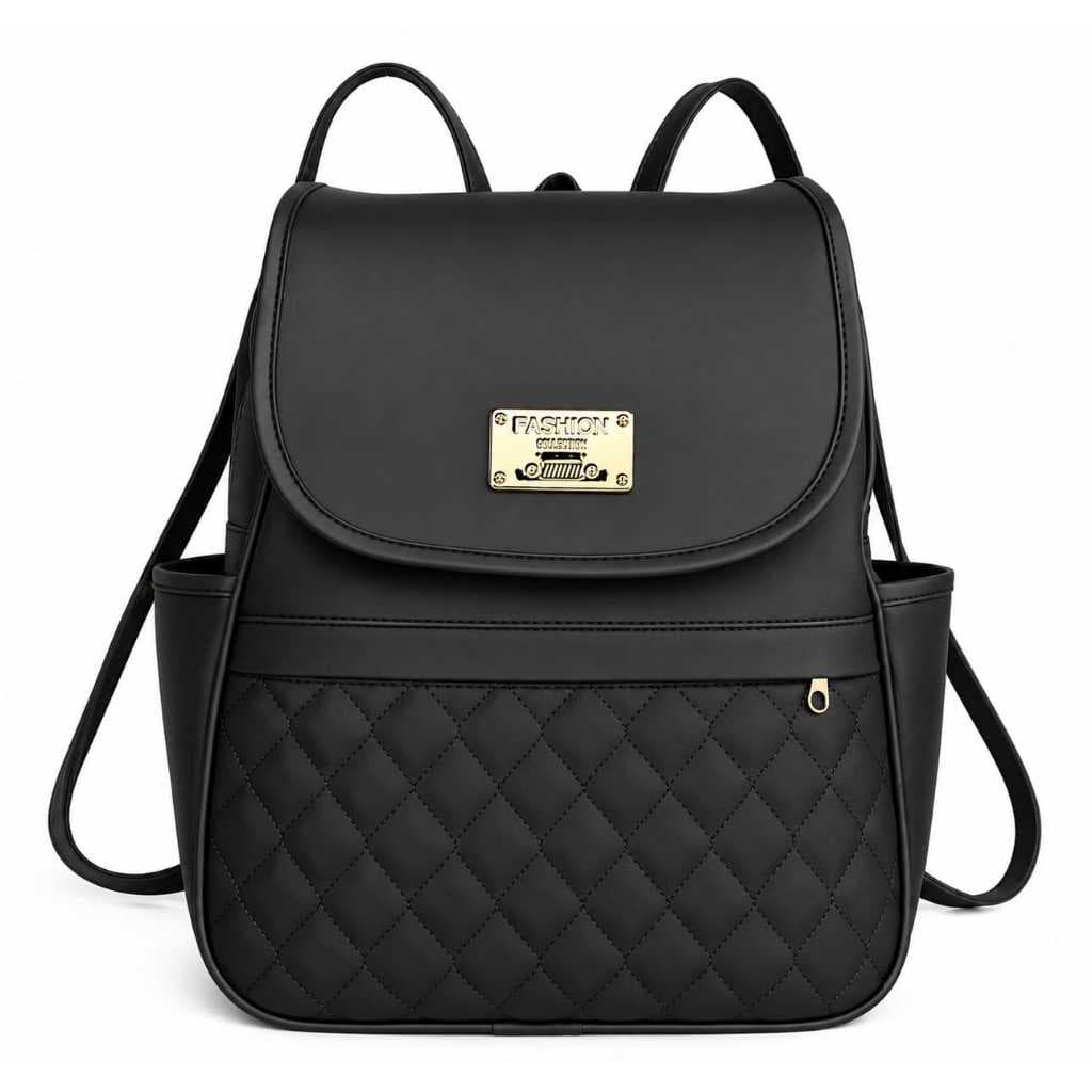 Mochila Mochilinha Bolsa Feminina de Costas Courino Fashion Alças Reguláveis Escolar e Viagens