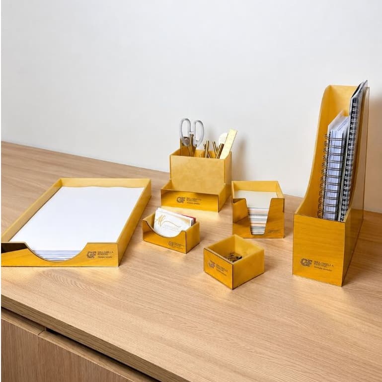 KIT ORGANIZADOR PREMIUM PERSONALIZADO EM ACRÍLICO - 8 ITENS