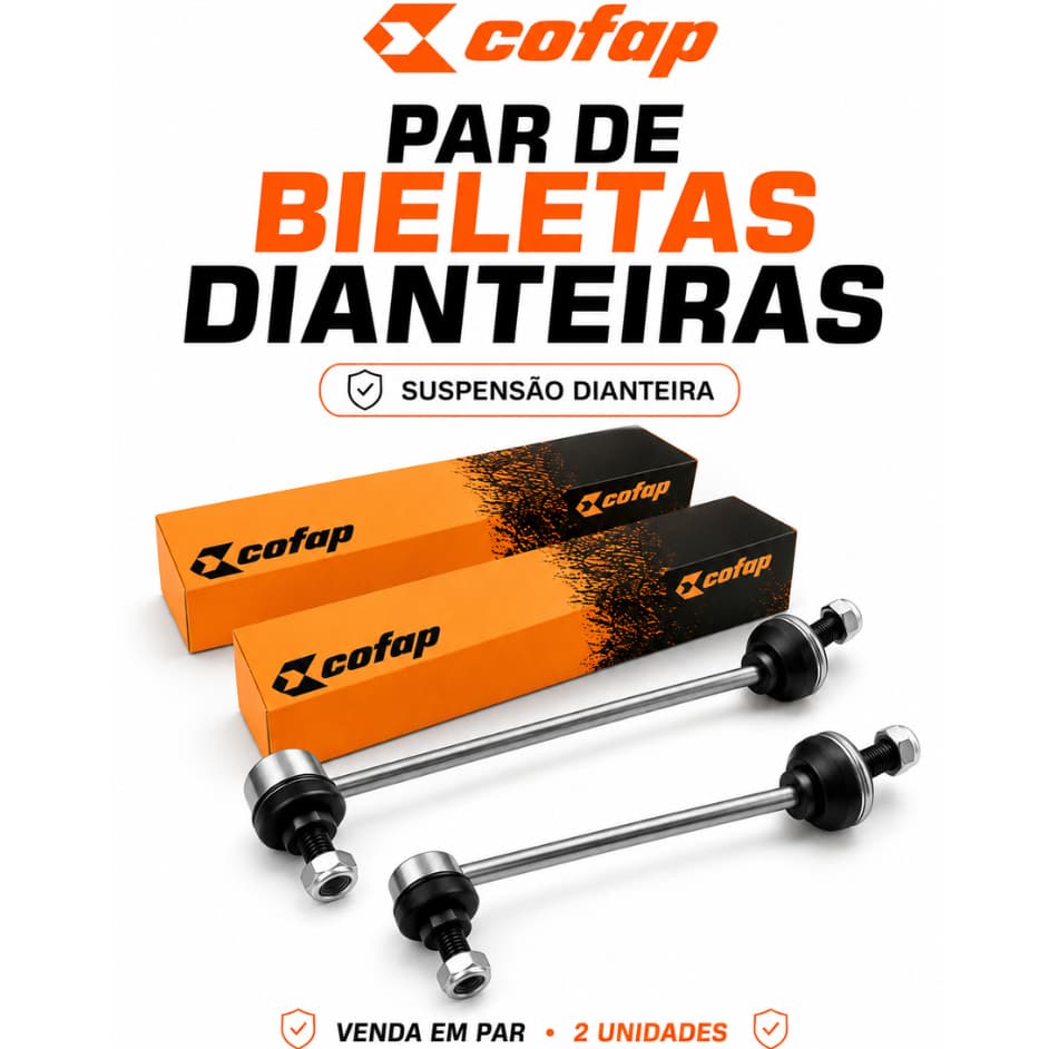 Bieleta Dianteira Par VW Gol Fox Saveiro Cofap Perfect