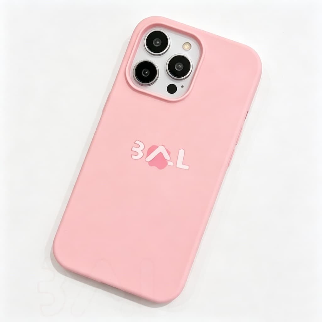 Capa de Silicone Rosa Aveludada iPhone 17 16 15 14 13 12 11 Pro Max