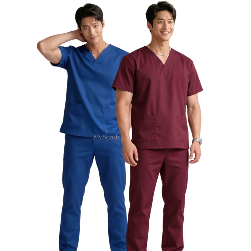 KIT 2 Conjunto hospitalar masculino pijama cirúrgico enfermeiro medico doutor gabardine premium -PH
