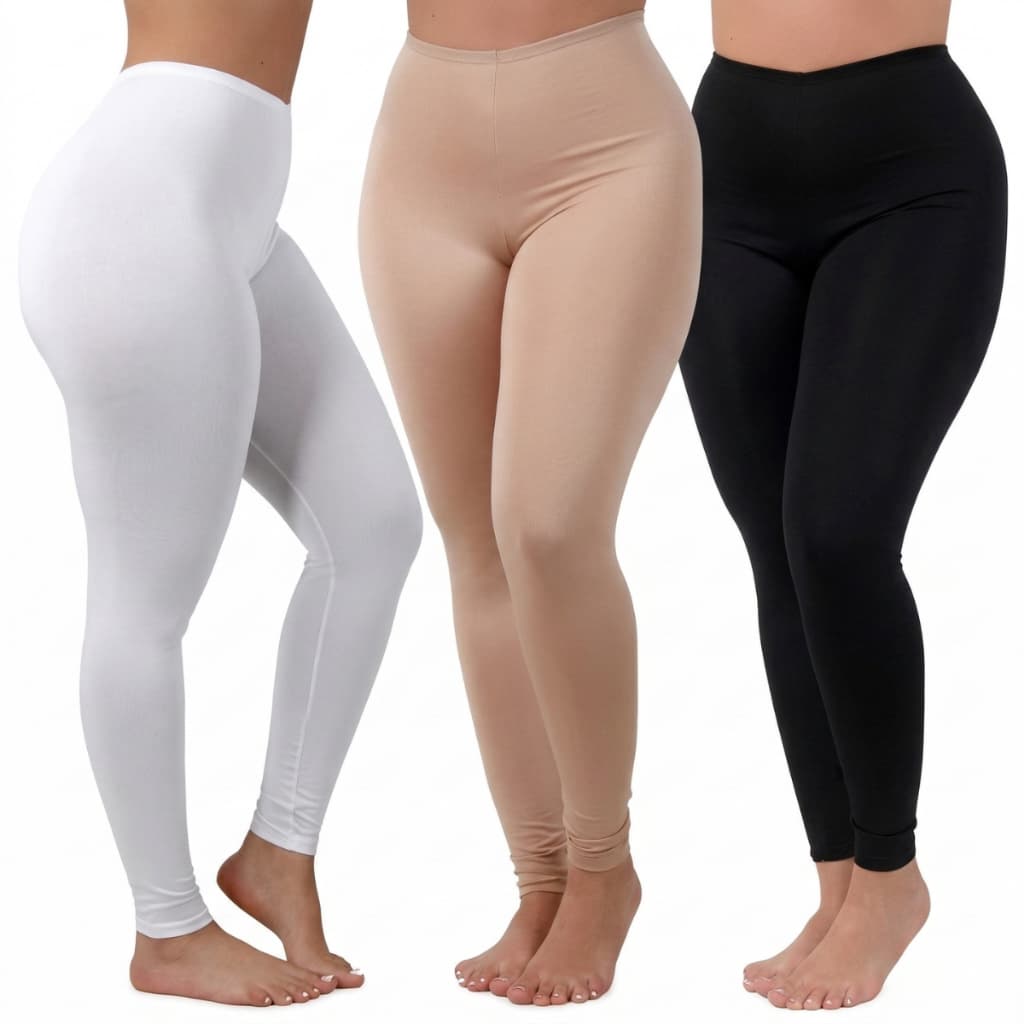 PROMOÇÃO 1 a 3 Calça Térmica Segunda Pele Anágua Anti Atrito Proteção Por Baixo Evita Transparência