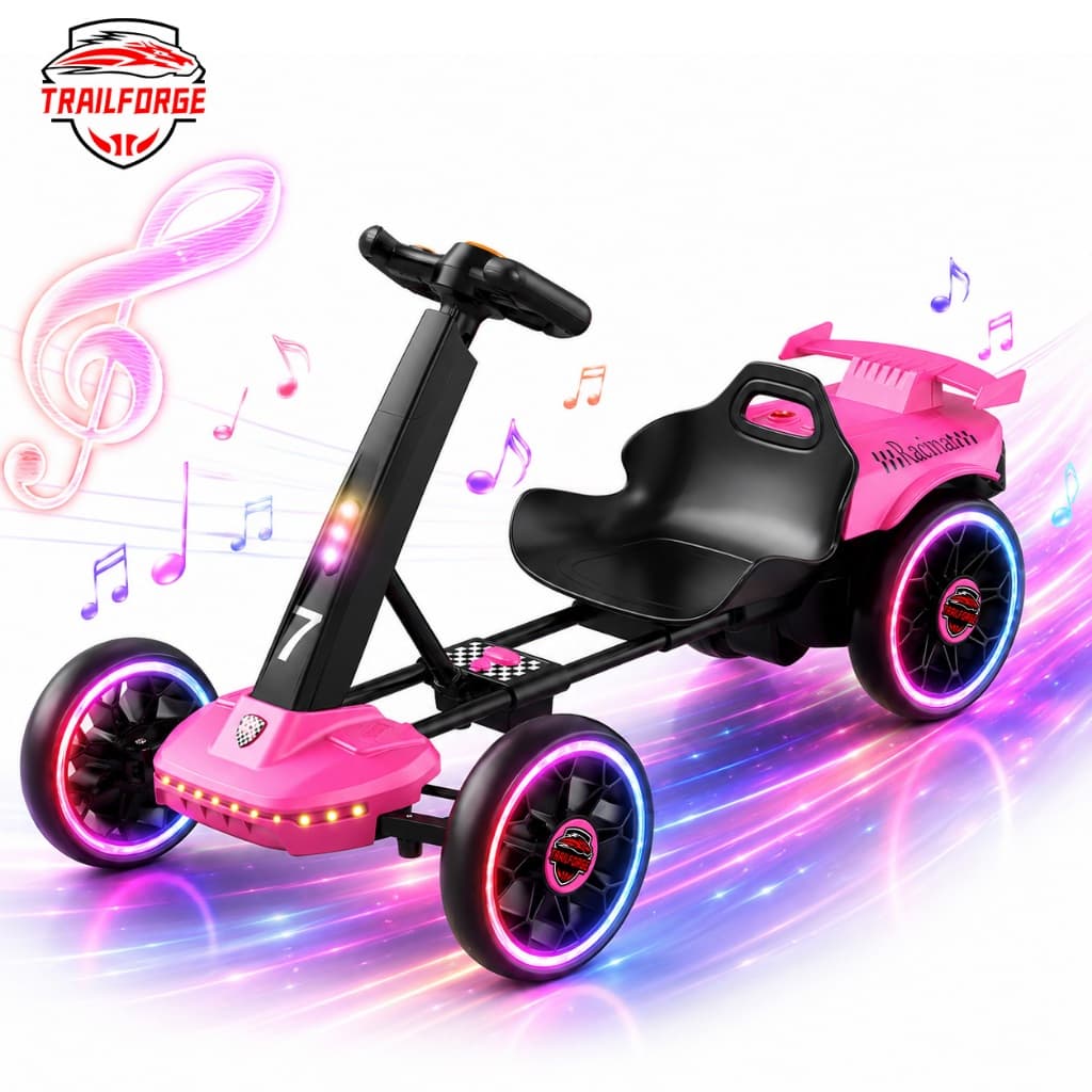 Trailforge-M1 Carro Elétrico Infantil Kart 100W Brinquedos Infantis Com Luzes Som Controle Remoto