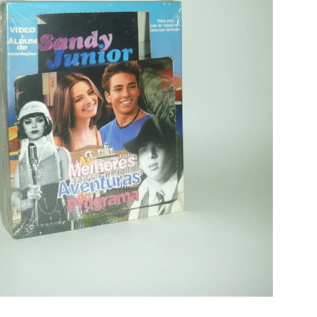 Vhs Sandy & Júnior As Melhores Aventuras Programa Lacrado