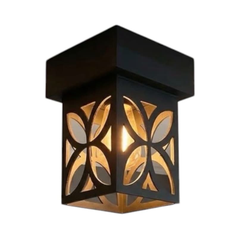 Luminaria Lustre Sobrepor Plafon E27 Petala