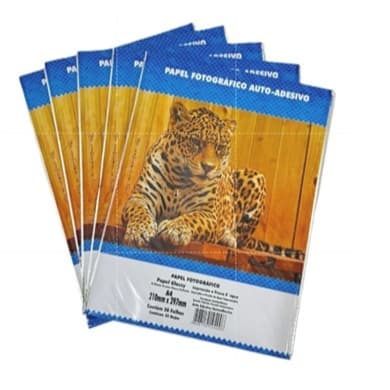 Papel Fotográfico Glossy Adesivo A4 80 Gramas com 300 Folhas MasterPrint PROMOÇÃO!!!!