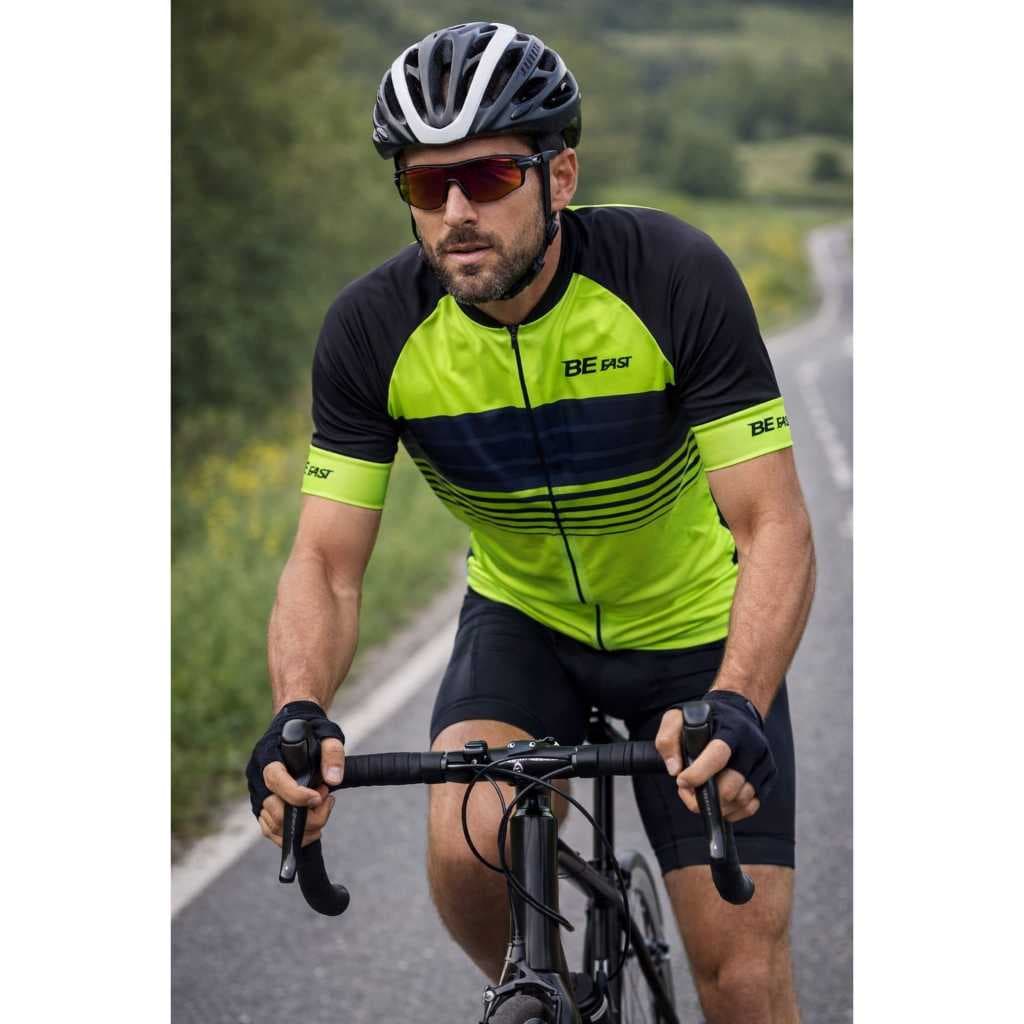 Camisa Ciclismo Masculina com Ziper Proteção UV