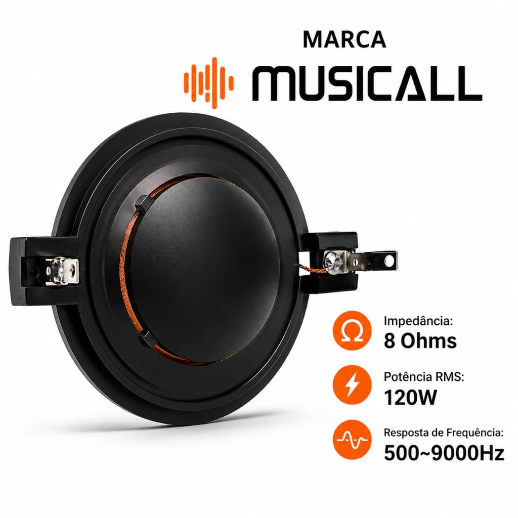 Reparo Para Driver Profissional Venture Musical 120w Corneta Som Automotivo Som Residencial e Caixa Trio