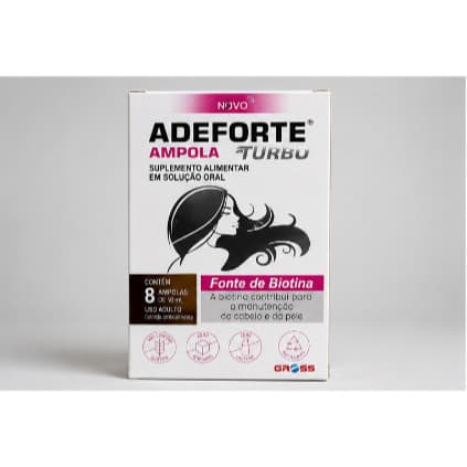 Suplemento Alimentar Adeforte Turbo 2 Ampola de 3ml
