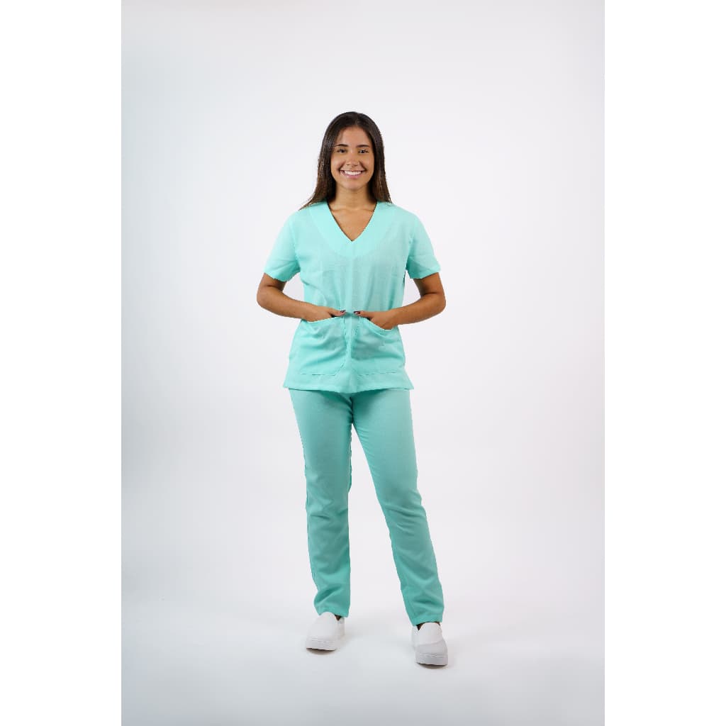 Conjunto Pijama Scrub Cirúrgico Hospitalar de Oxford