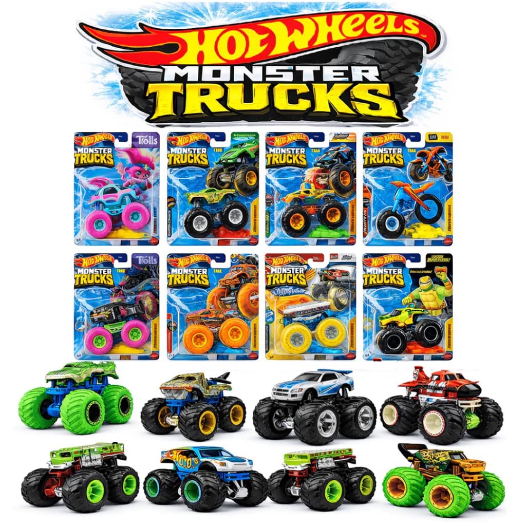 Carrinho Hot Wheels Monster Trucks - Mattel